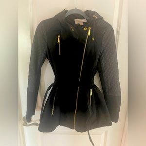 Michael Kors Black and Gold winter coat
